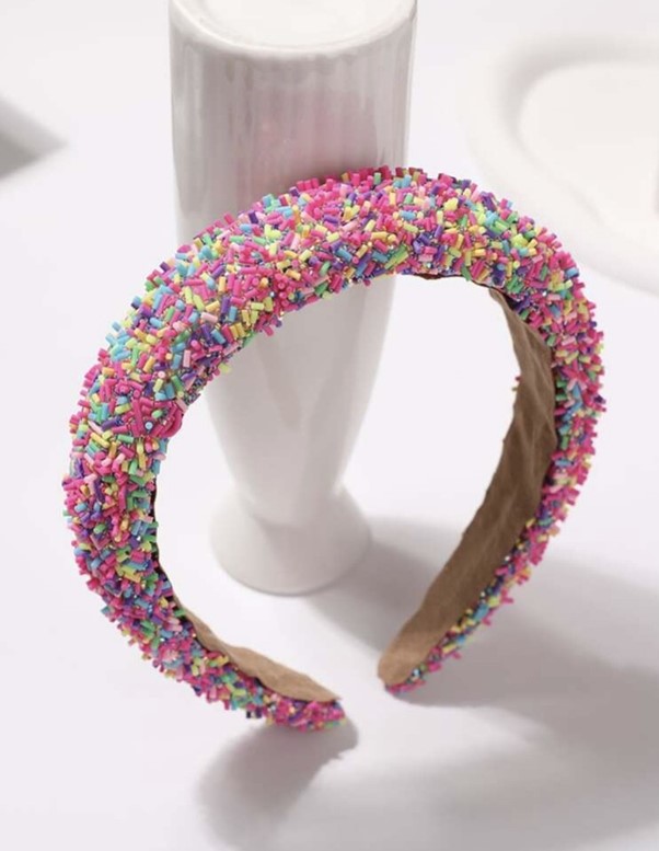 Featured image for “Girls Sprinkle Decor Headband Pink”